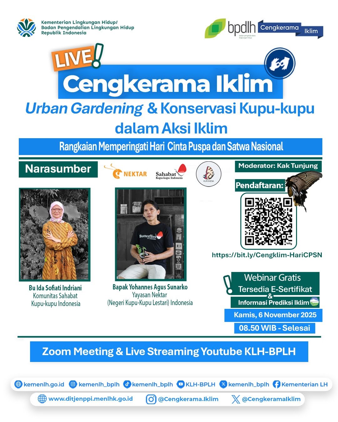Urban Gardening & Konservasi Kupu-kupu dalam Aksi Iklim